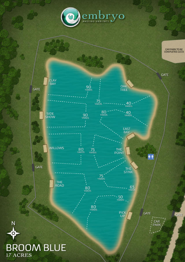 Broom Blue Lake Embryo Angling