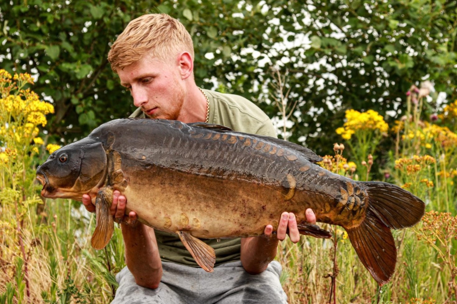 Turner’s catch from the fishery’s gallery